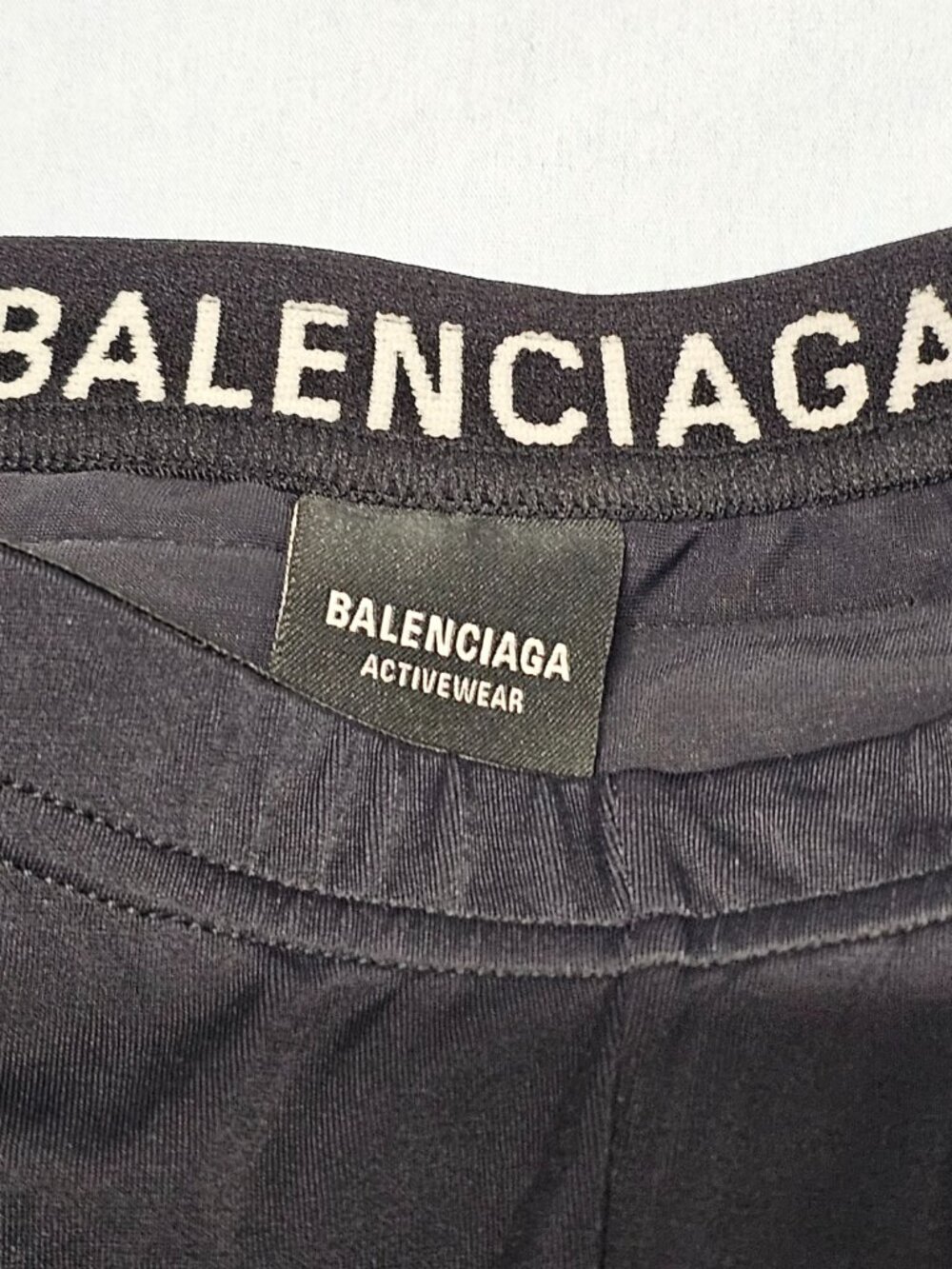 Balenciaga Women’s Black Cycling Athletic Shorts - Picture 4 of 14